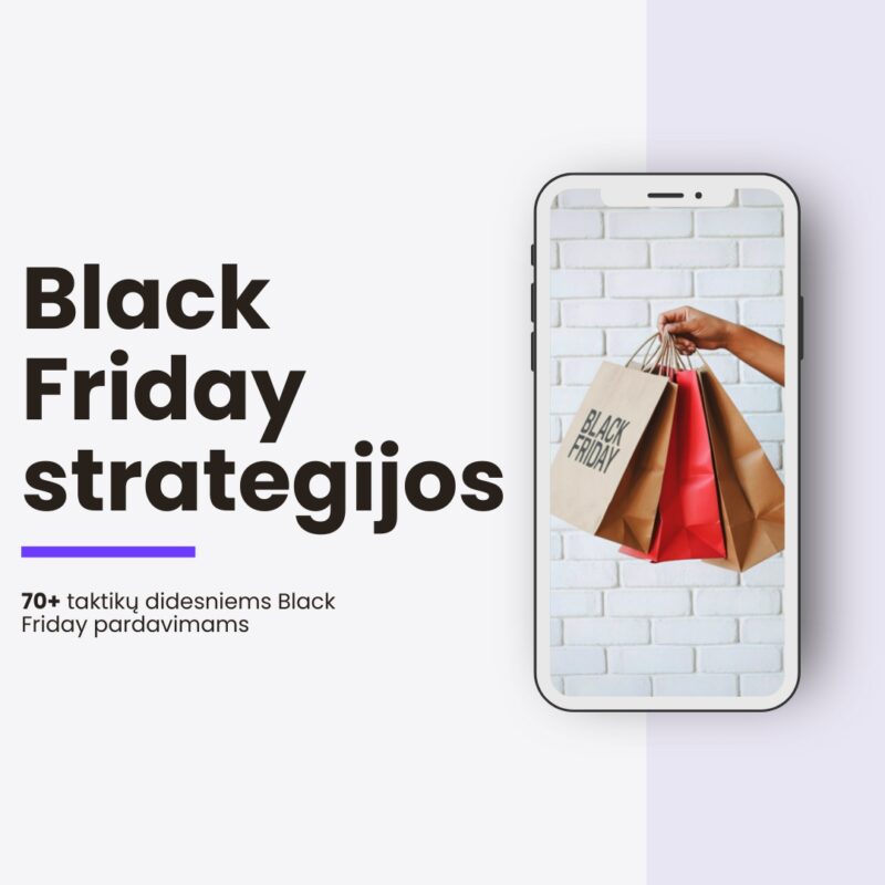 Black Friday strategijų rinkinys