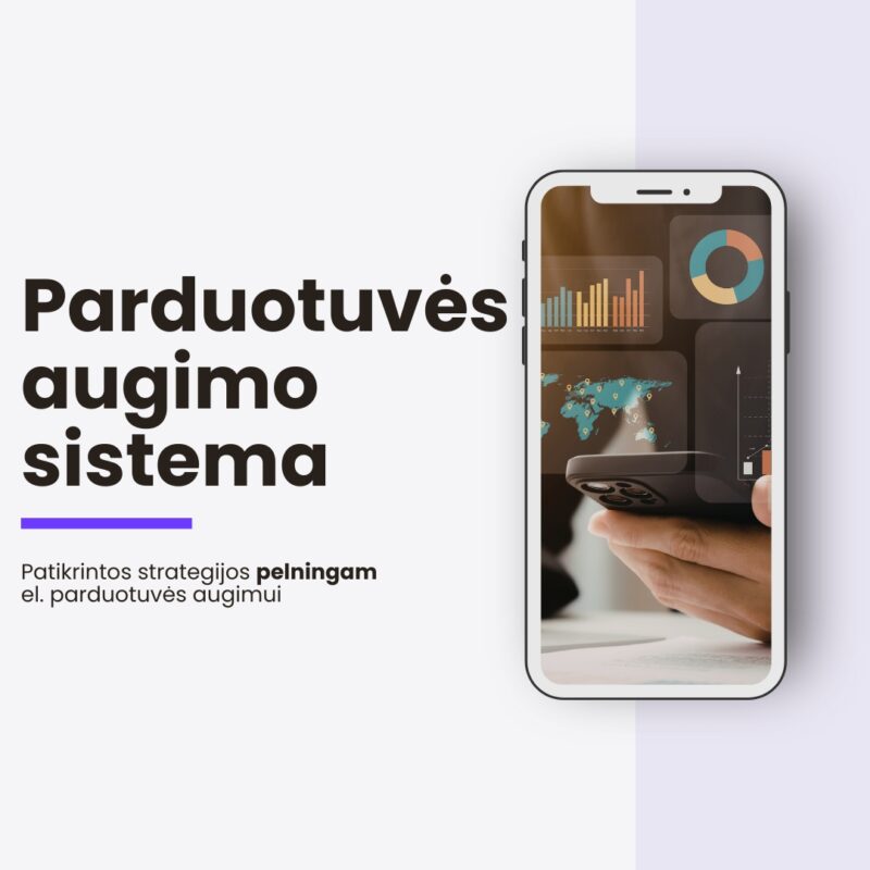 El. parduotuvės augimo sistema pažengusiems