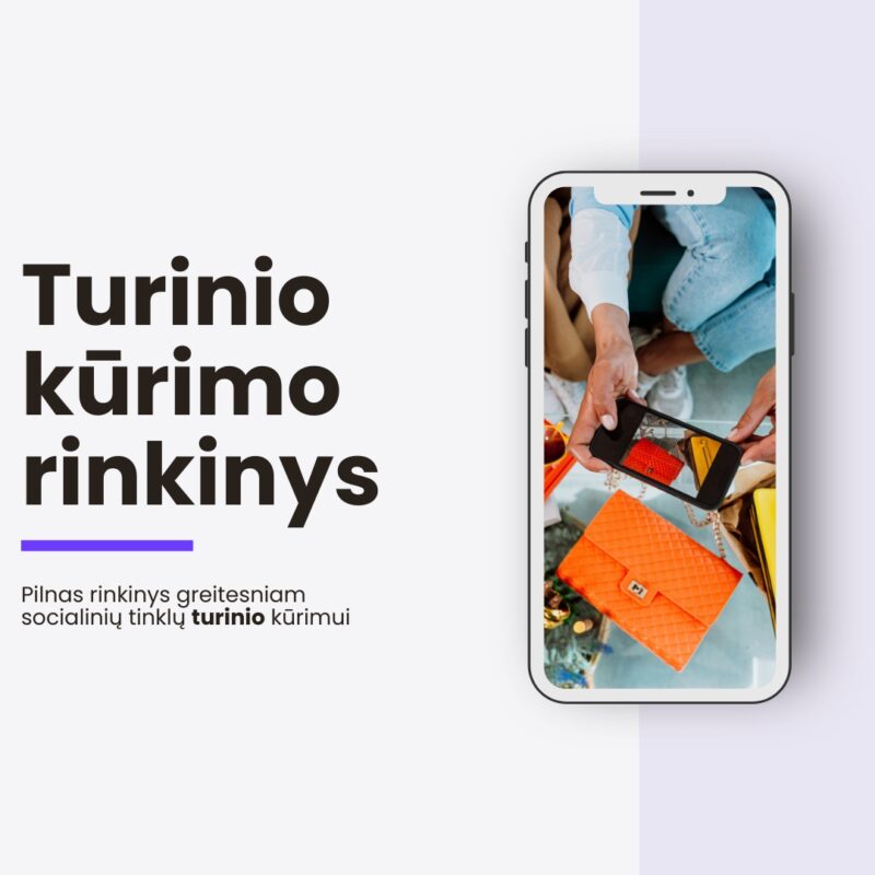 Socialinių tinklų ir turinio kūrimo rinkinys